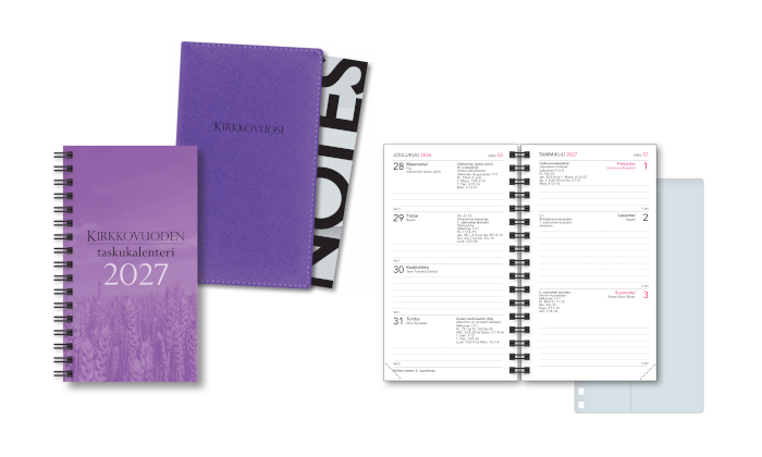 KÄTEVÄN KOKOINEN KLASSINEN TASKUKALENTERI